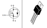 Transistor MTP3N50E Mosfet TO220 CH-N 500 V 3 A