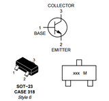 Transistor MMBT2222ALT1G Pequeña Señal