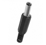 Plug Invertido 2.5 x 5.1 x 14 mm con Sujeta Cable