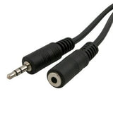 Cable 1.8 m Plug 3.5 mm a Jack 3.5 mm  Estéreo Plateada