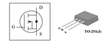 Transistor AP40T03J Mosfet Pequeña Señal CH-N 30 V 28 A