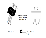 Triac 15 A 800 V TO220 MAC16CNG