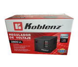 Regulador de Voltaje 2.5 KVA 2000 Watts Koblenz ER-2550