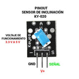 Módulo Sensor de Inclinación KY-020