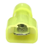 Terminal Eléctrica Faston Macho 1/4" para Cable 12-10 AWG con Forro