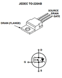 Transistor IRFI9520G Mosfet TO220 CH-P 100 V 8 A