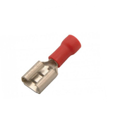 Terminal Eléctrica Faston Hembra 1/4" para Cable 22-18 AWG con Forro