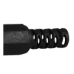 Plug Invertido 2.1 x 5.1 x 14 mm con Sujeta Cable