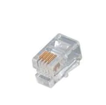 Conector Plug RJ9 4 Hilos para Auricular Teléfono