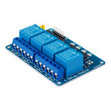 Módulo de 4 Relevadores 5 V con Optoacoplador