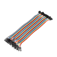 Juego de 10 Cables Jumpers Macho-Hembra 20 cm Varios Colores