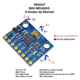 Módulo Sensor Giroscopio Triple Axial Breakout GY-521 MPU-6050