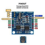 Módulo Reloj de Tiempo Real RTC DS1307