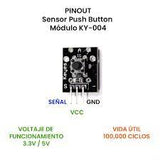 Módulo Sensor Interruptor Tipo Botón Push KY-004